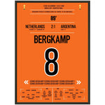 Dennis Bergkamp Traumtor bei der WM 1998 im Viertelfinale Niederlande - Argentinien