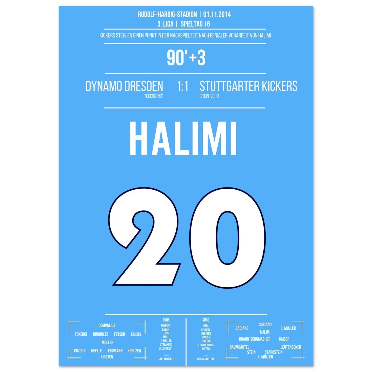 Halimi's genialer Moment in der Nachspielzeit in Dresden 2014
