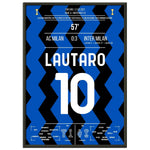 Lautaro's Tor beim Sieg im Derby auf dem Weg zum ersten Scudetto nach 11 Jahren