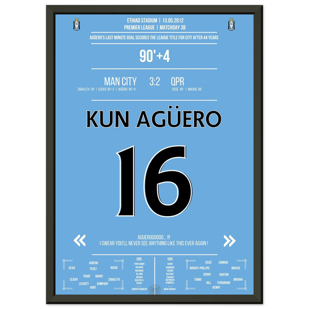 Agüero's legendärer Treffer zum Titel