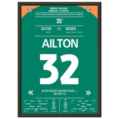 Ailton's dream goal for the championship in Munich
