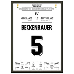 Beckenbauer führt Deutschland zum zweiten Weltmeistertitel in 1974