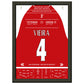Vieira's Tor beim Gewinn der Meisterschaft an der White Hart Lane 2004 A4-21x29.7-cm-8x12-Schwarzer-Aluminiumrahmen