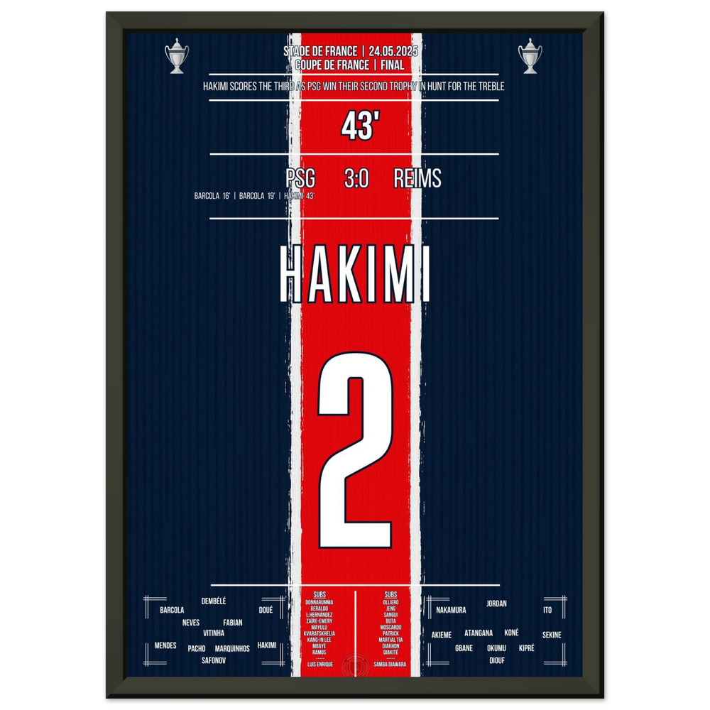 <tc>Hakimi scores and PSG also wins the Coupe de France





</tc>