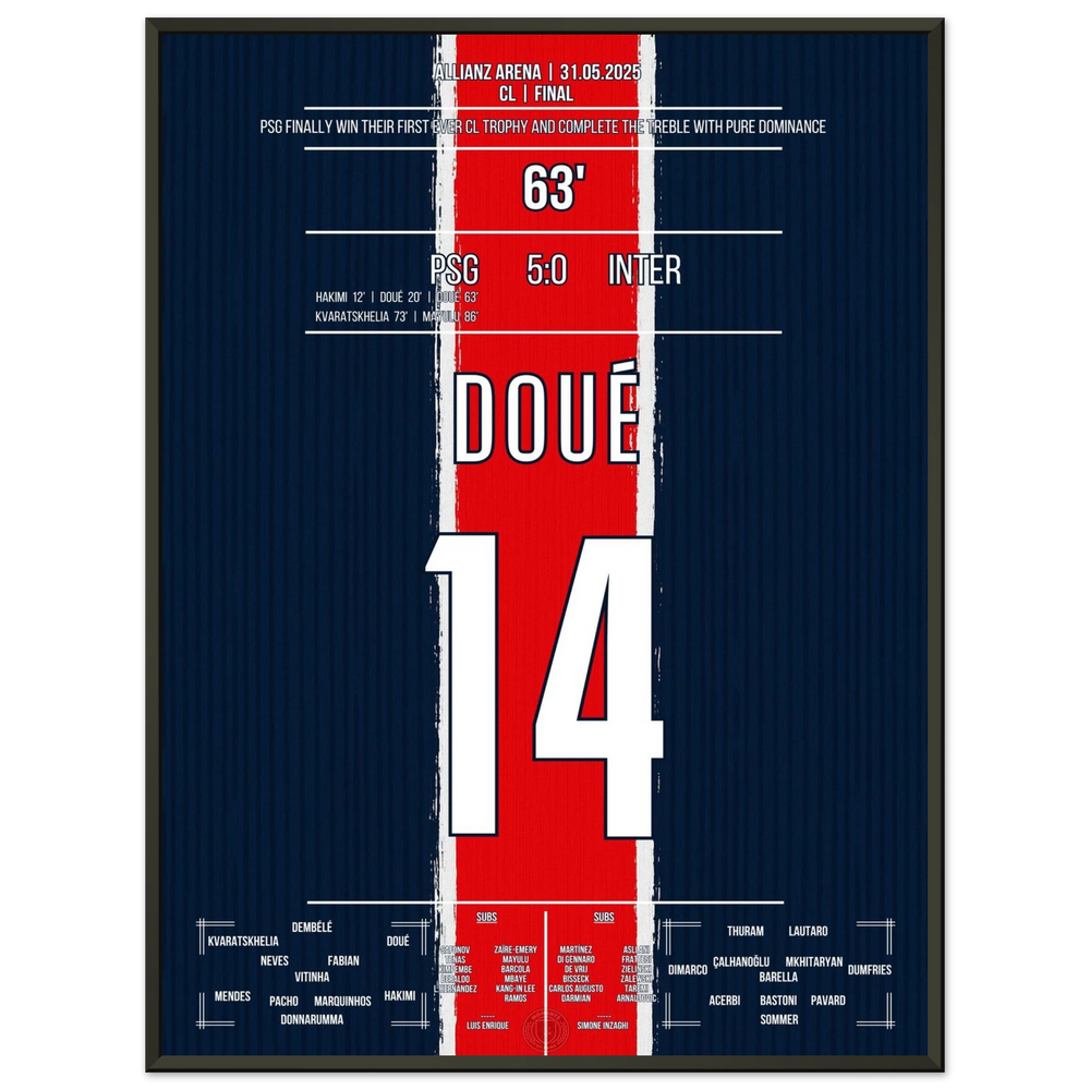 <tc>Two goals for the ages: Doué gives Paris immortal glory in Munich!





</tc>