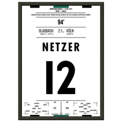 Netzer wechselt sich selbst ein und schießt Gladbach zum Pokalsieg 1973
