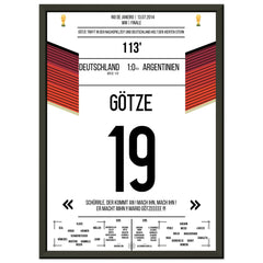 Götzes Tor zum WM-Triumph Deutschlands gegen Argentinien WM Finale 2014