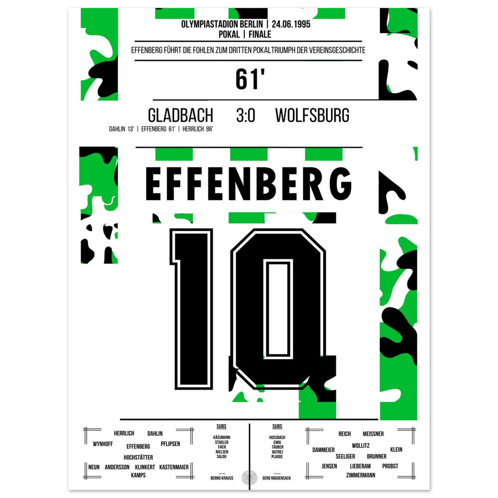 Effenberg zum 2:0 bei Pokalsieg gegen Wolfsburg 1995