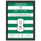 Bruno Fernandes schießt Sporting im Derby ins Pokalfinale 2019 A4-21x29.7-cm-8x12-Schwarzer-Aluminiumrahmen