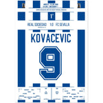 Debüt von Darko Kovacevic für Real Sociedad in 1996 50x70-cm-20x28-Ohne-Rahmen