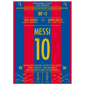 Messi mit legendärem Trikot-Jubel vor Real-Fans 