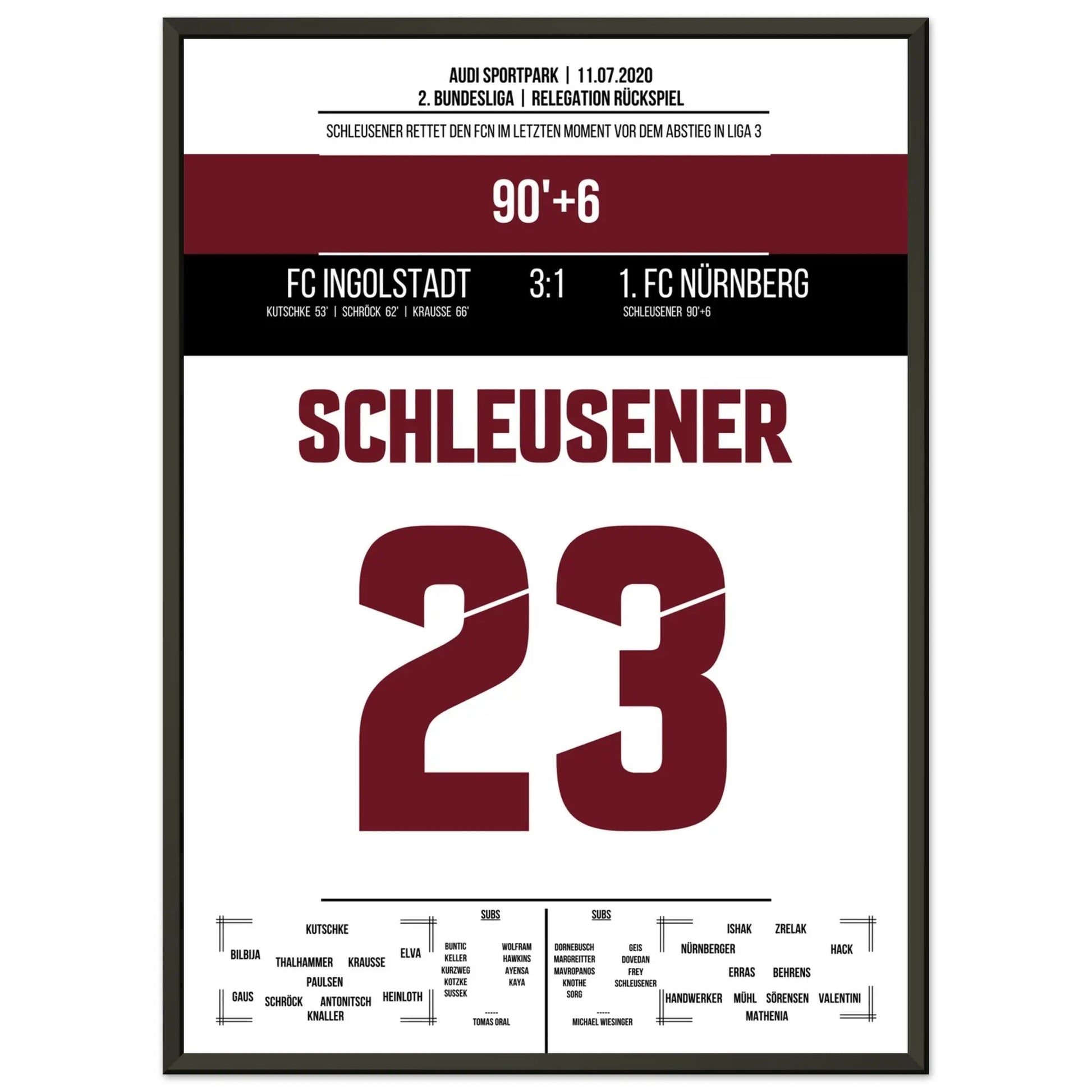 Schleusener's Last-Minute-Rettung in 2020 50x70-cm-20x28-Schwarzer-Aluminiumrahmen
