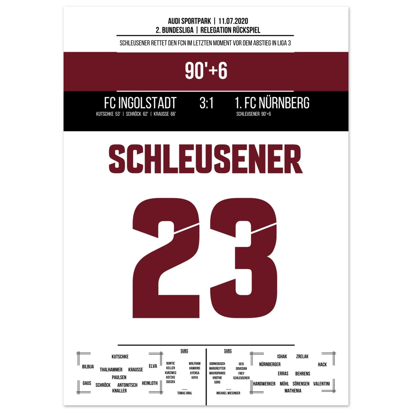 Schleusener's Last-Minute-Rettung in 2020 50x70-cm-20x28-Ohne-Rahmen