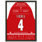 Vieira's Tor beim Gewinn der Meisterschaft an der White Hart Lane 2004 30x40-cm-12x16-Schwarzer-Aluminiumrahmen