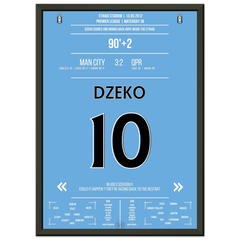 Dzeko trifft per Kopf und leitet City's legendäre Aufholjagd ein