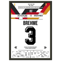 Brehme's Elfmeter gegen Argentinien im WM-Finale 1990