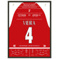 Vieira's Tor beim Gewinn der Meisterschaft an der White Hart Lane 2004 45x60-cm-18x24-Schwarzer-Aluminiumrahmen